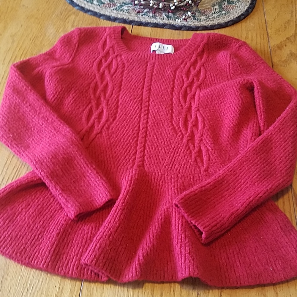 Elle Red Sweater